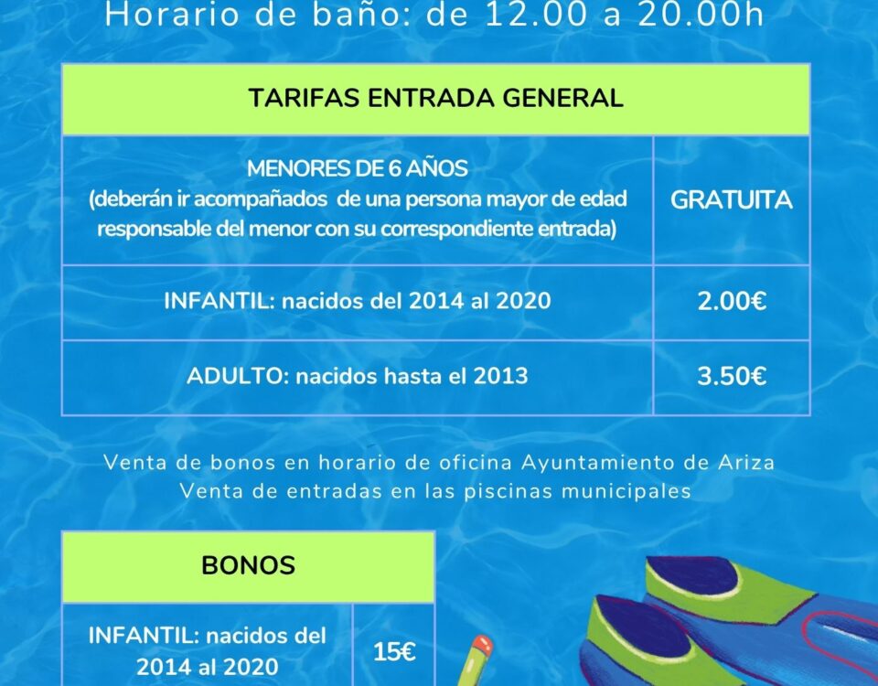 PISCINAS MUNICIPALES