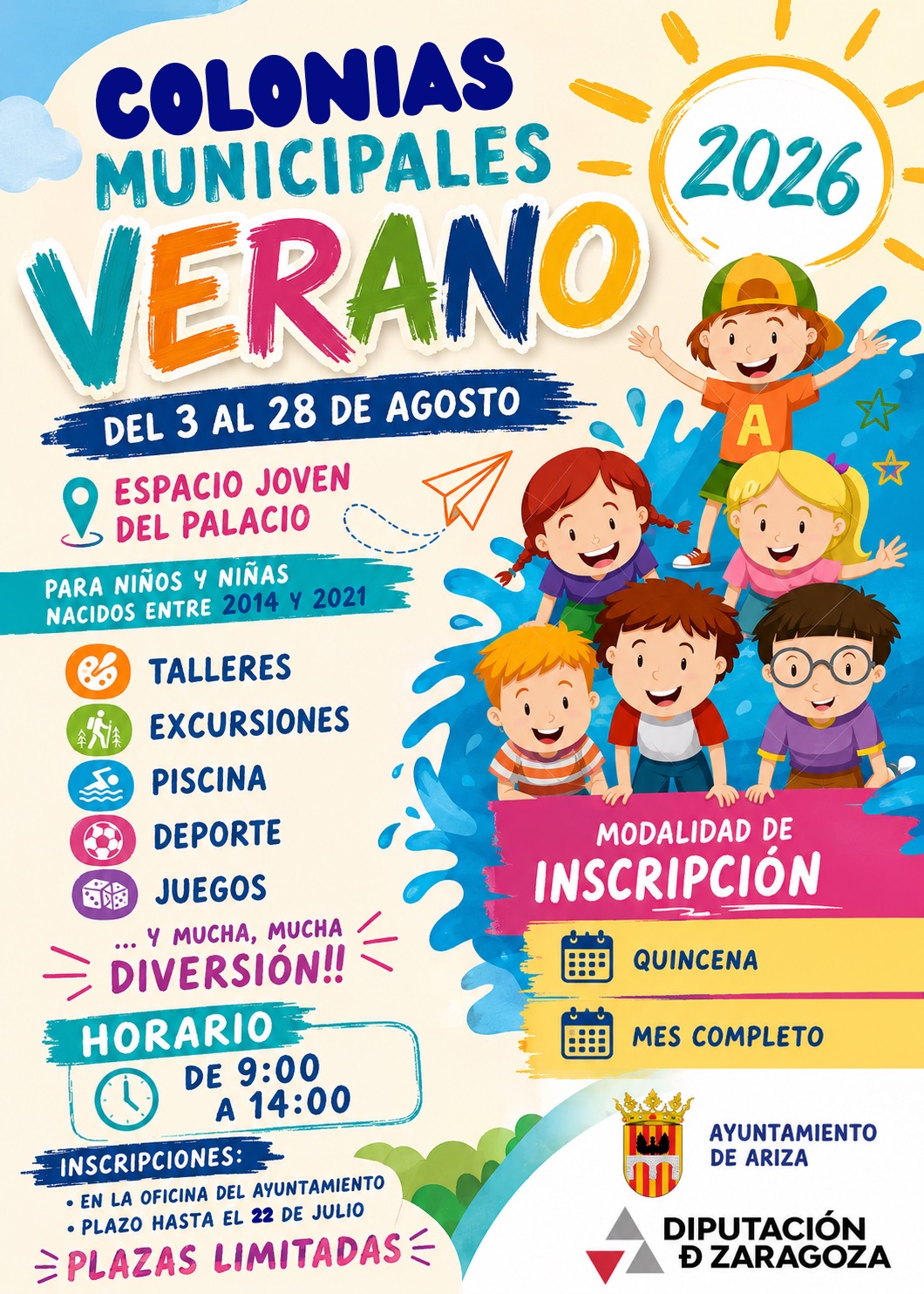 COLONIAS MUNICIPALES DE VERANO